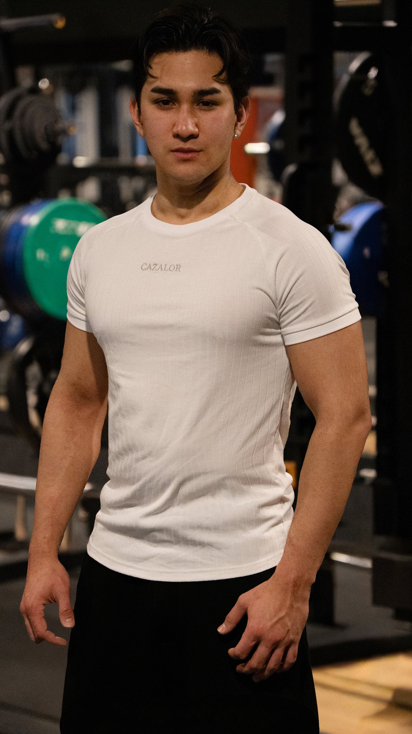 Klassiek Geribbeld T‑shirt